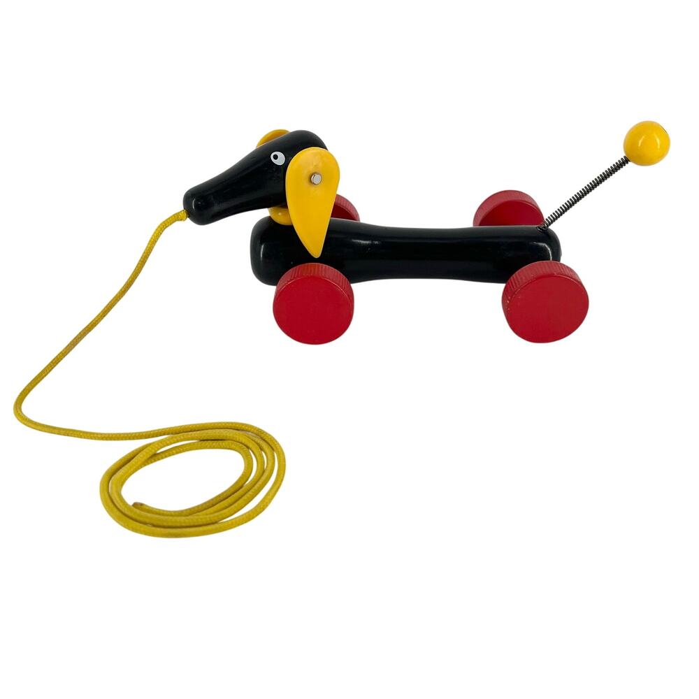 Brio Wooden Dauchshund Dog Pull Toy